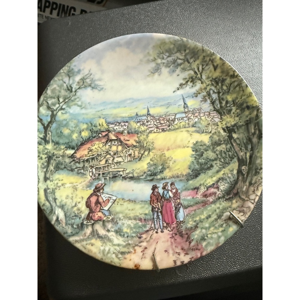 Vintage German Johann Seltmann Summer Plate Himmel